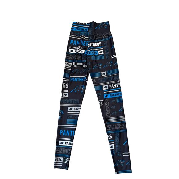 CAROLINA PANTHERS Leggings/pants, Size Women's Small; NFL TEAM APPAREL Football - Picture 1 of 6